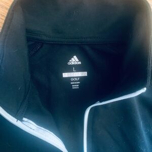 Adidas Black Performance Golf Zip up